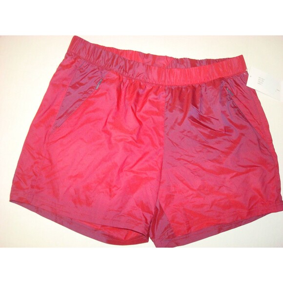 Womens New NWT Columbia Red M Hike Shorts Tidal Spray PFG Nice Casual Zip UPF - Picture 5 of 10